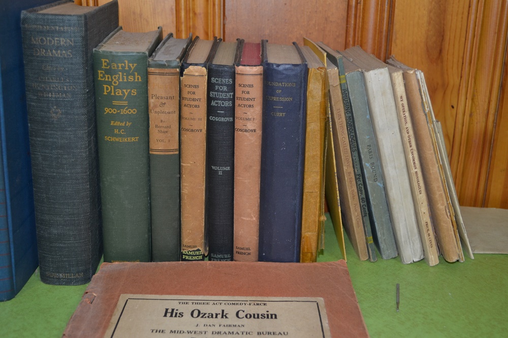 Group Of Vintage Acting Method Books, Play Scripts, and Monologues