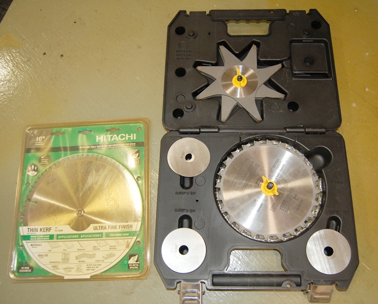 DeWalt Dado Set and 10" Hitachi Mitter/Table Saw Blade