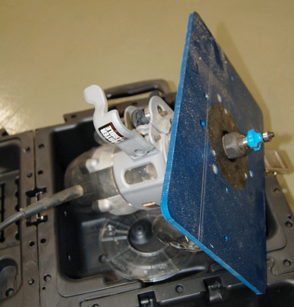 Porter Cable Router with Rockler Aluminum Router Lift FX