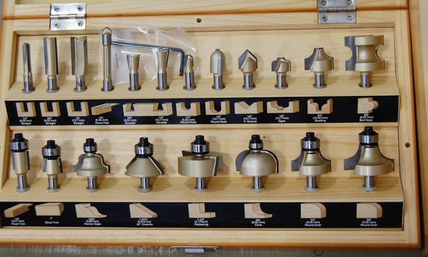 Worksmith and Rockler Router Bit Sets