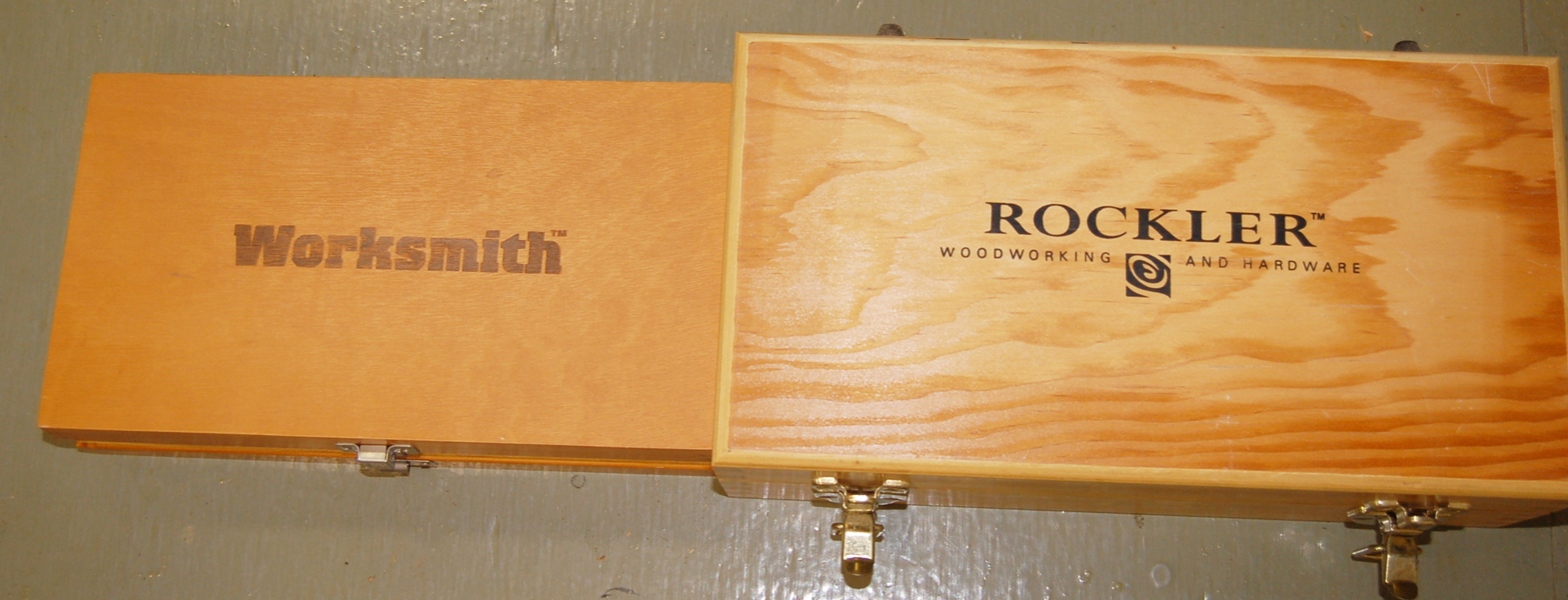 Worksmith and Rockler Router Bit Sets