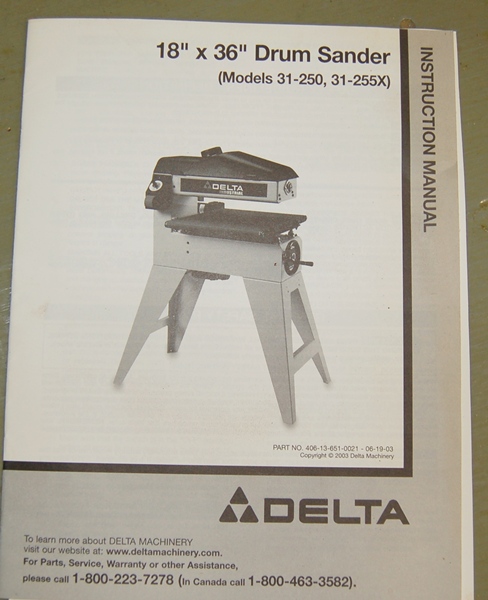 Delta Drum Sander 