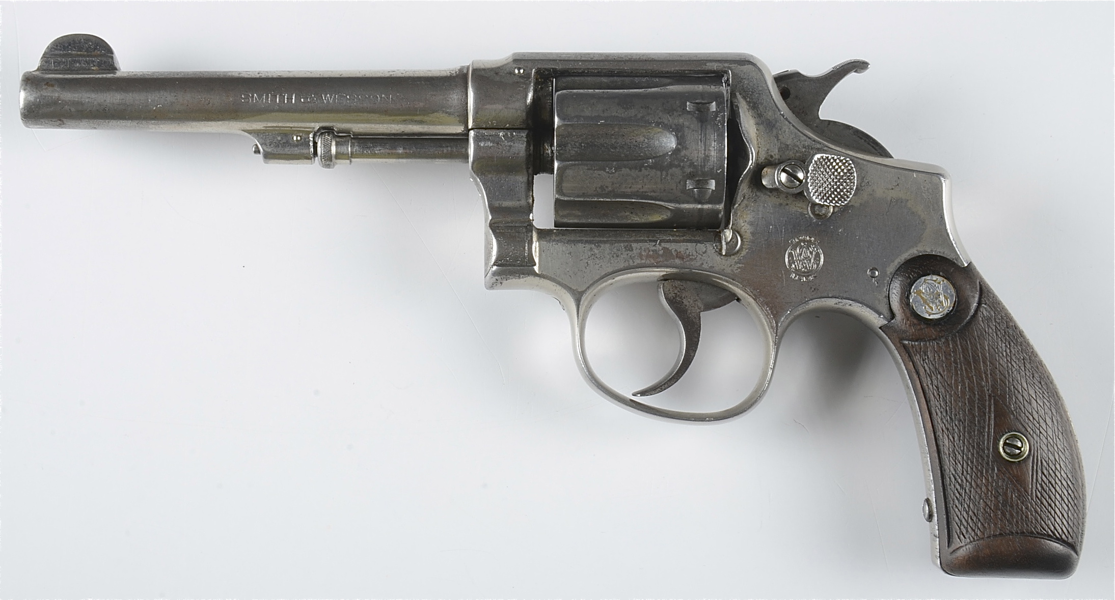 Smith and Wesson .38 caliber double action 6 shot revolver