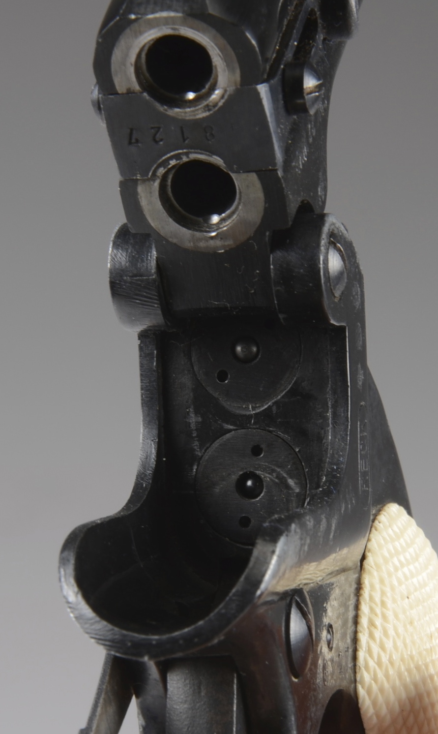 Frontier model Derringer made by Reck.  .22 caliber