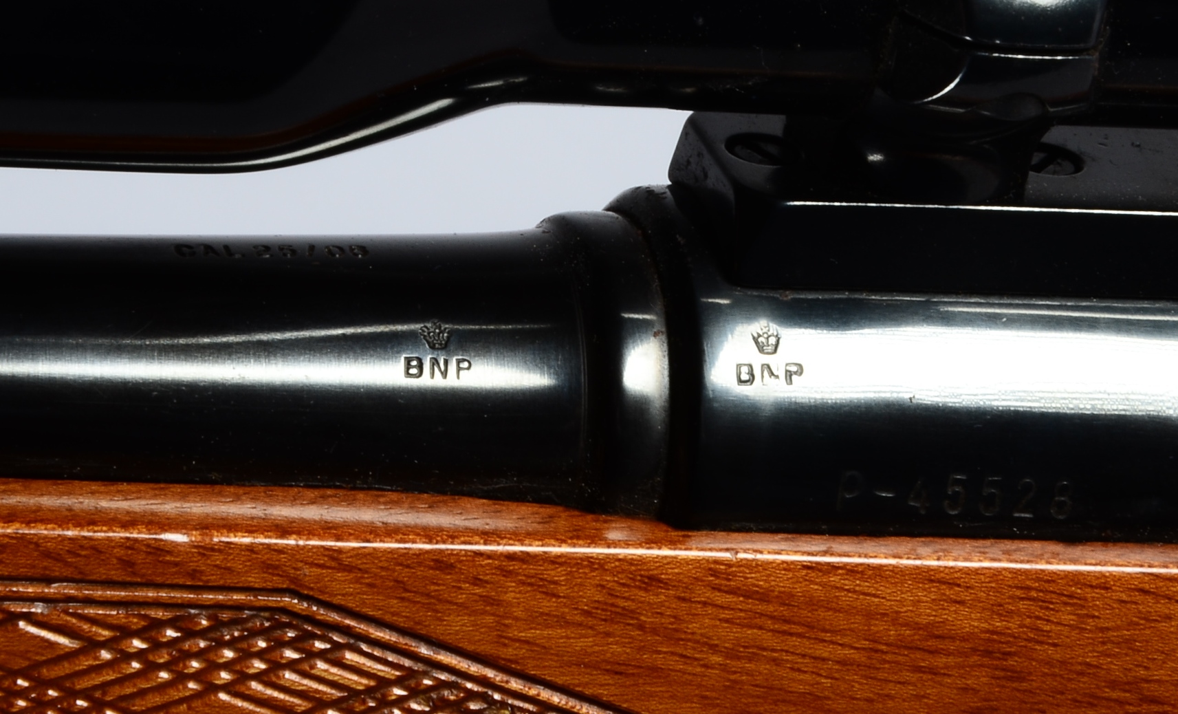 Parker Hale .25/06 bolt action rifle with Redfield 4X scope