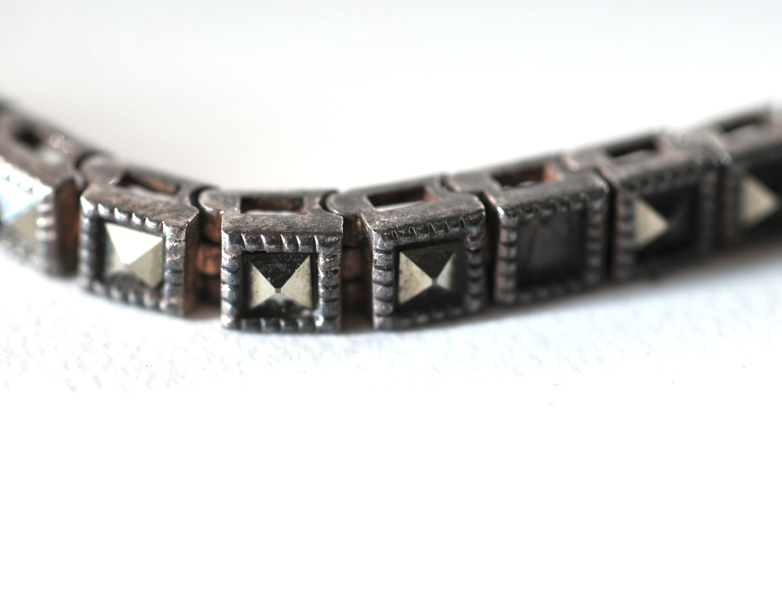 Sterling silver and Marcasite Bracelet