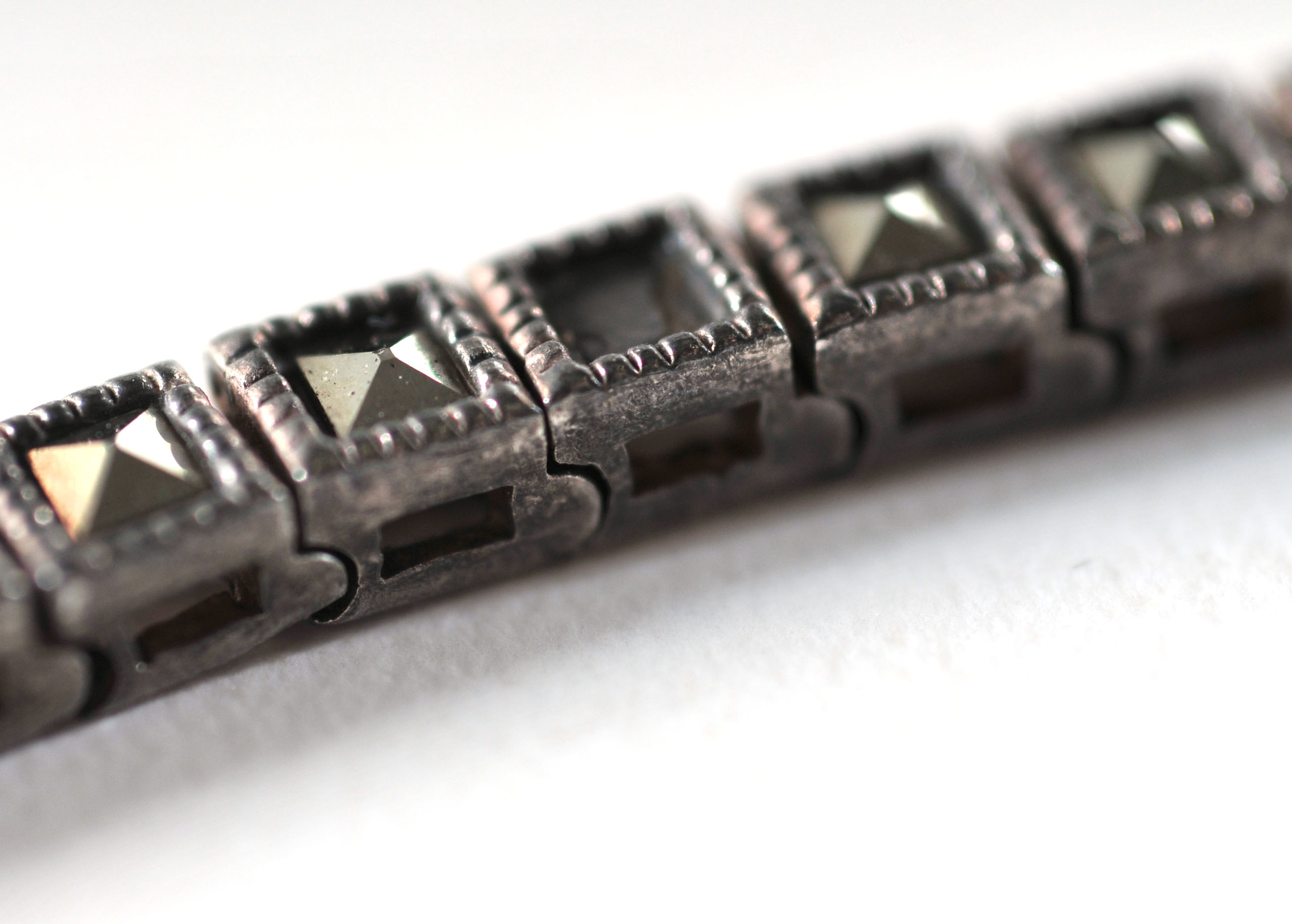 Sterling silver and Marcasite Bracelet