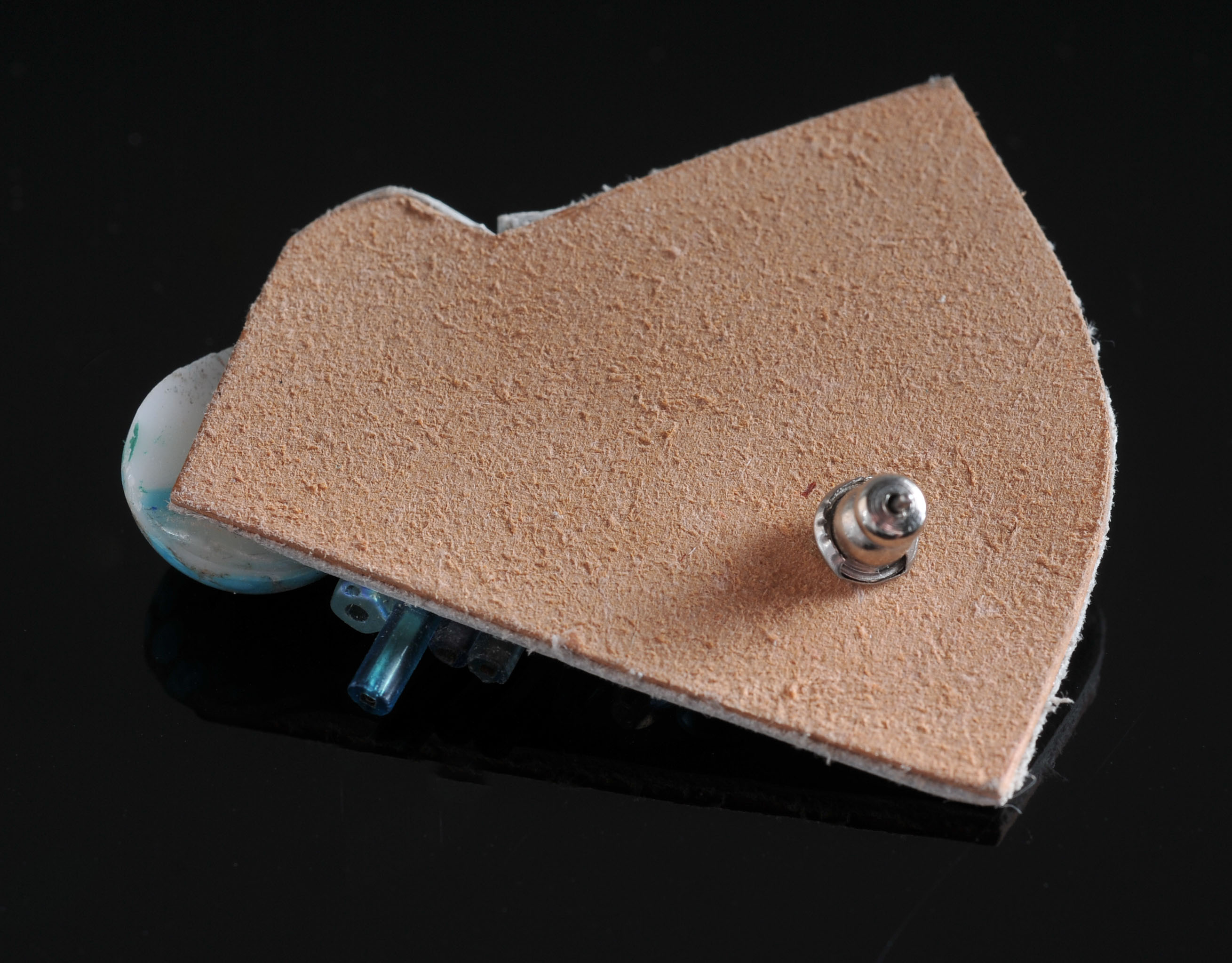 Vintage 80's Handmade Art Earrings