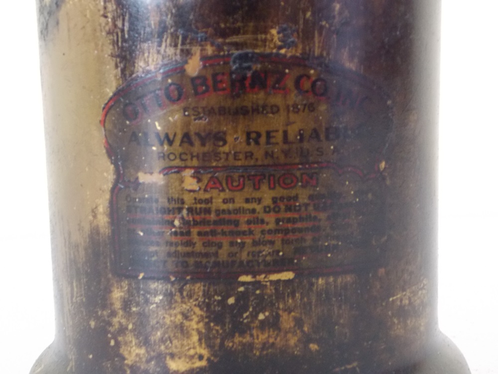Vintage Otto Bernz Gasoline Blow Torch