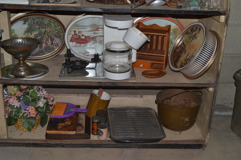 Basement Shelving Clean Out #1