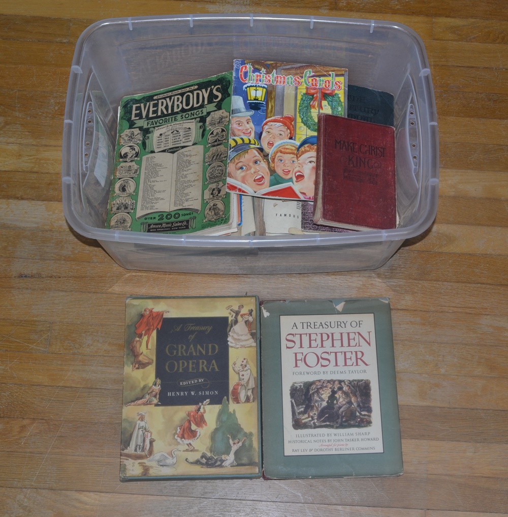  Vintage Sheet Music With First Edition Of "A Treasury Of Stephen Foster"