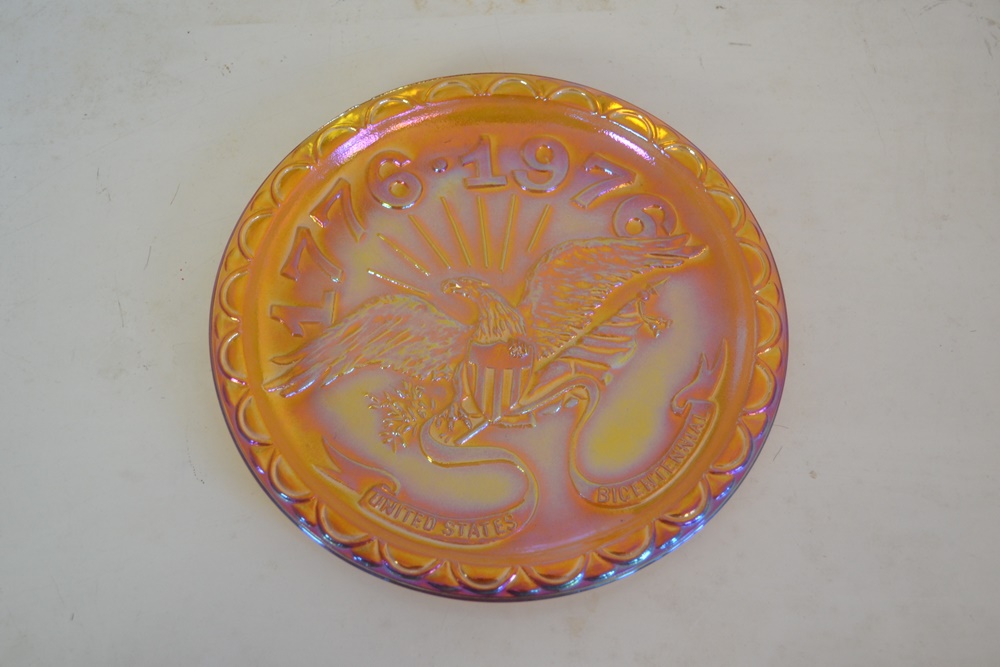 Collection Of Vintage Colored Glass