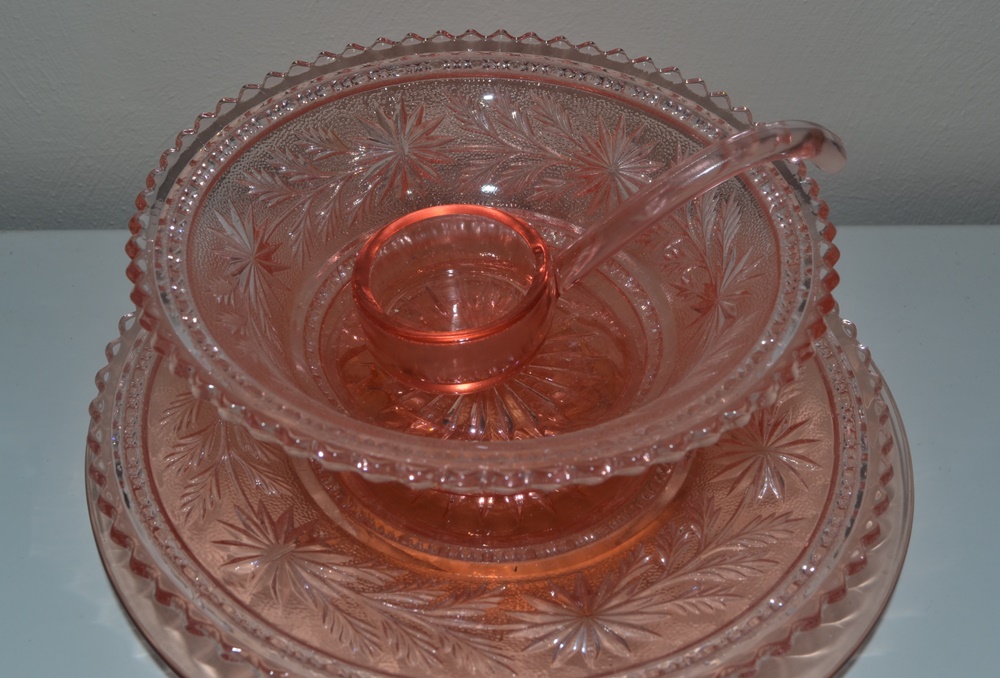 Collection Of Vintage Colored Glass