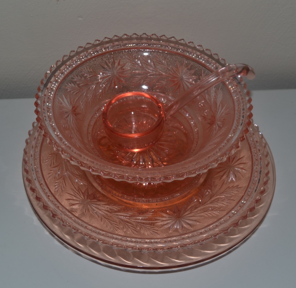 Collection Of Vintage Colored Glass