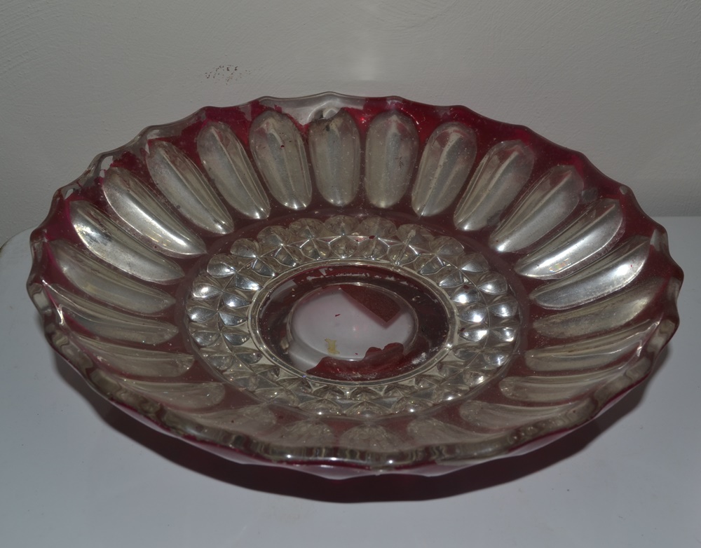 Collection Of Vintage Colored Glass