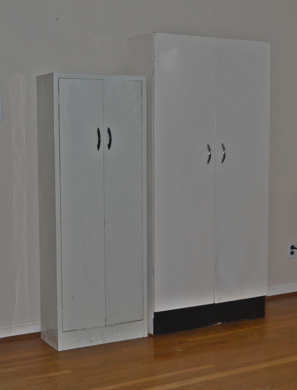 2 Vintage Metal Storage Cabinets