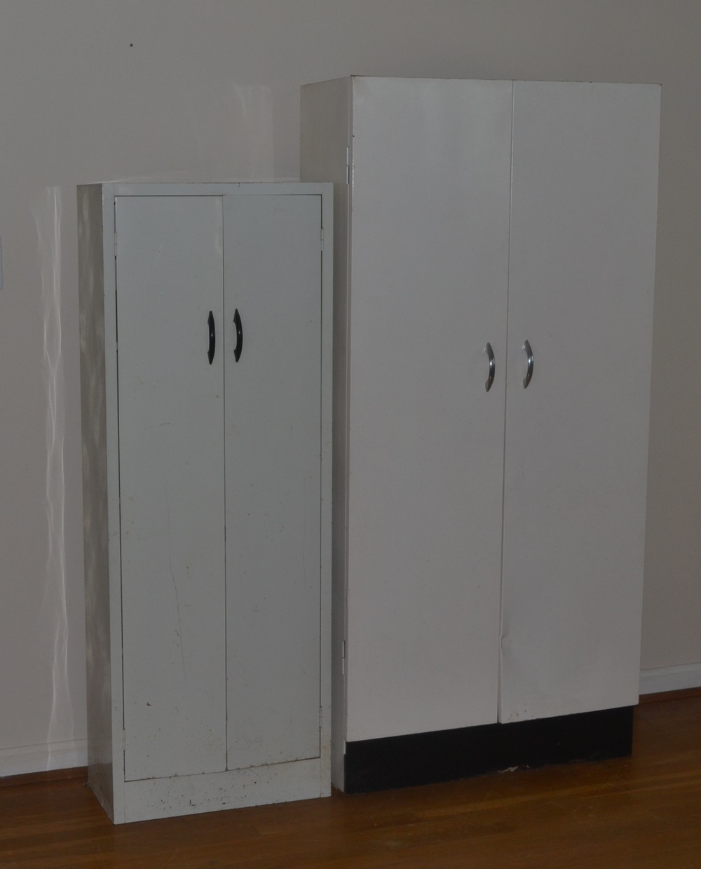 2 Vintage Metal Storage Cabinets