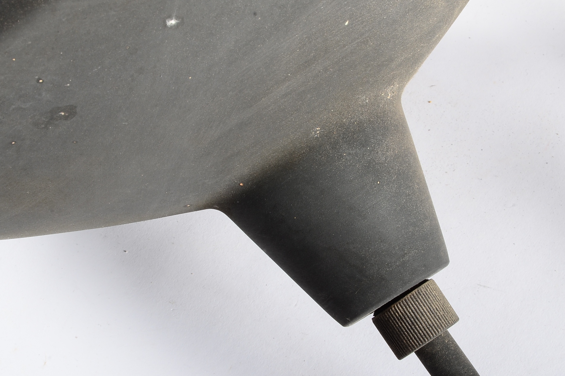 Pair of Black Metal Outdoor Lamps