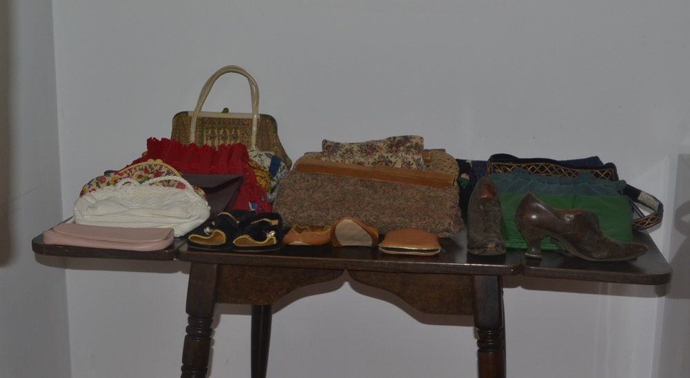 Collection Of Vintage Handbags and Shoes
