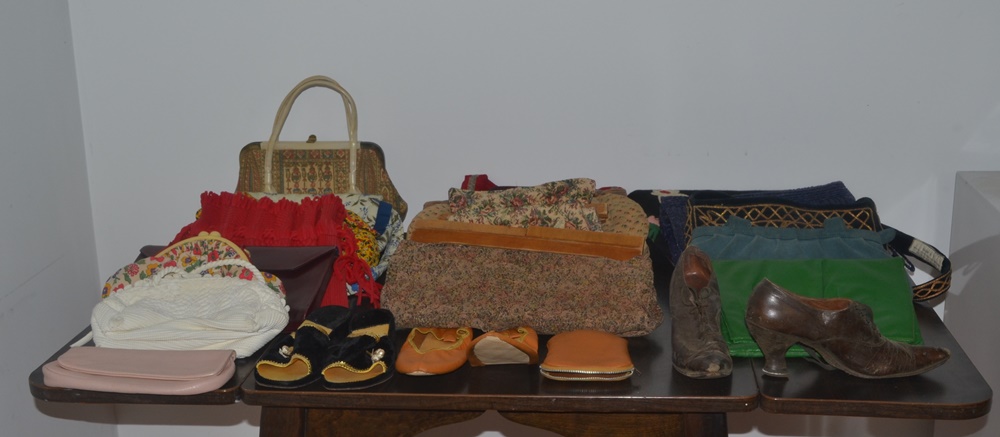 Collection Of Vintage Handbags and Shoes
