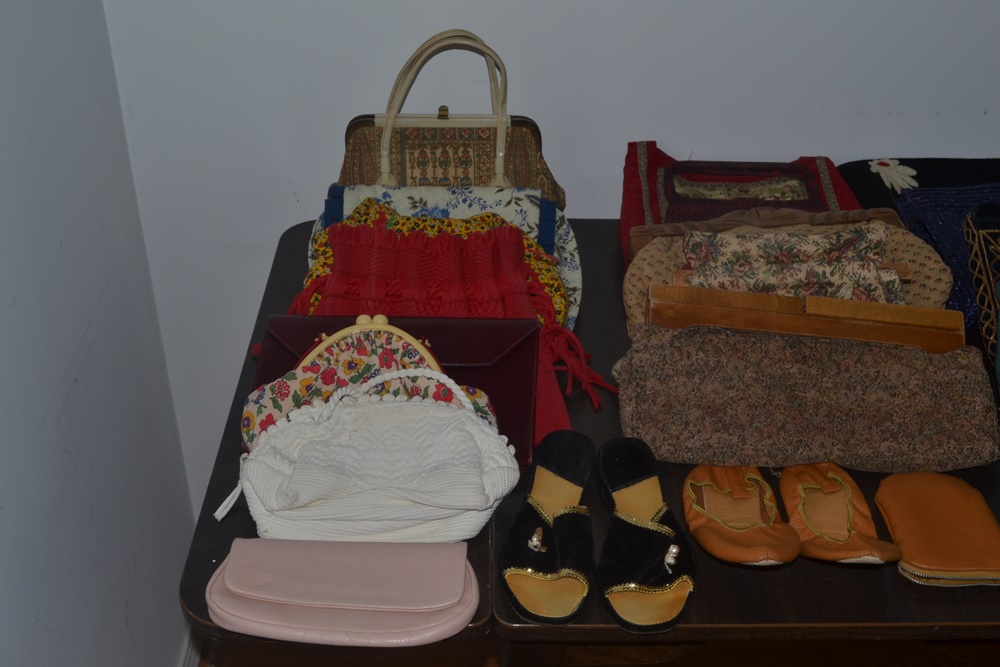 Collection Of Vintage Handbags and Shoes