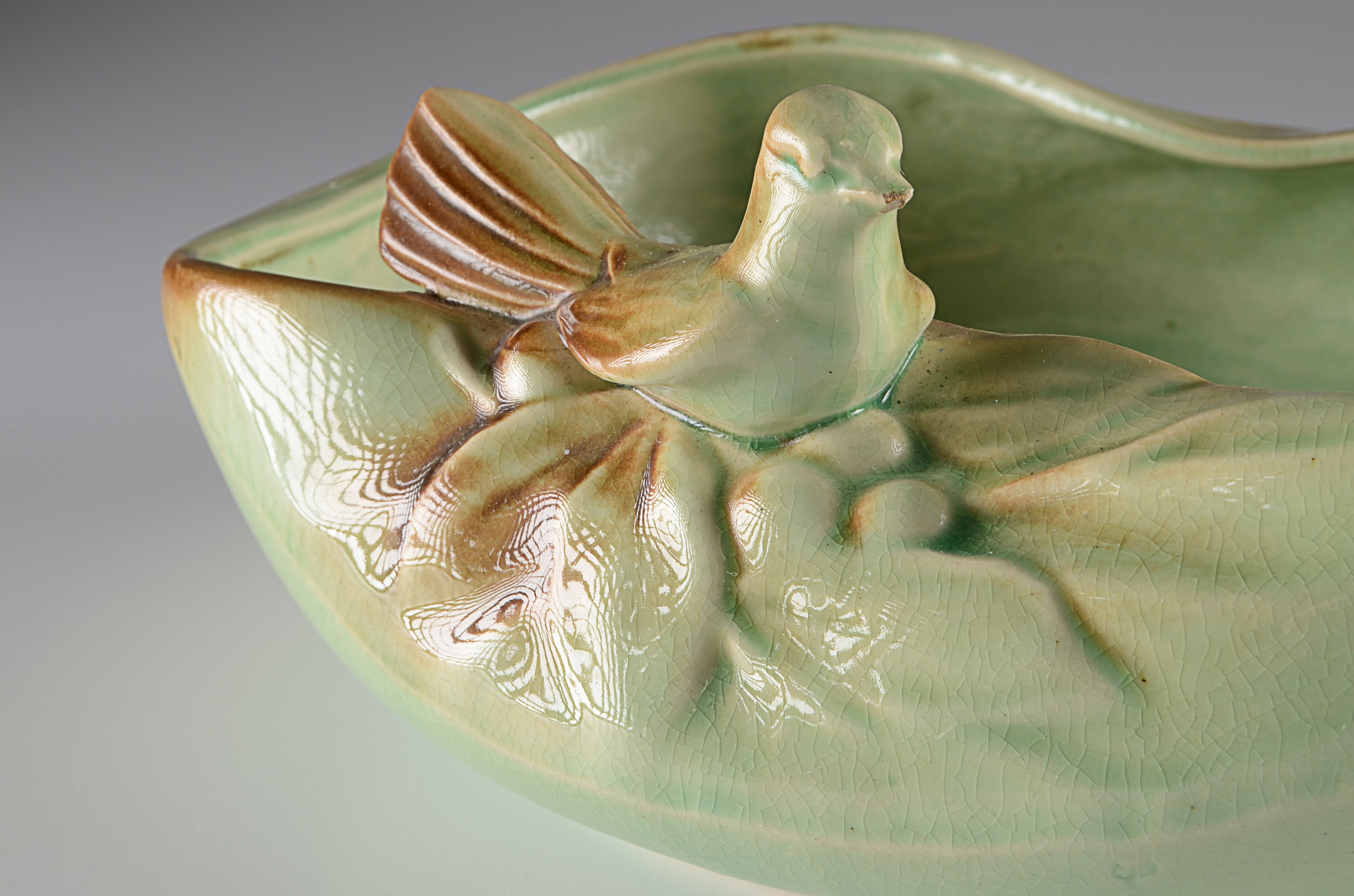 Vintage McCoy Pottery Bird Bath Bowl