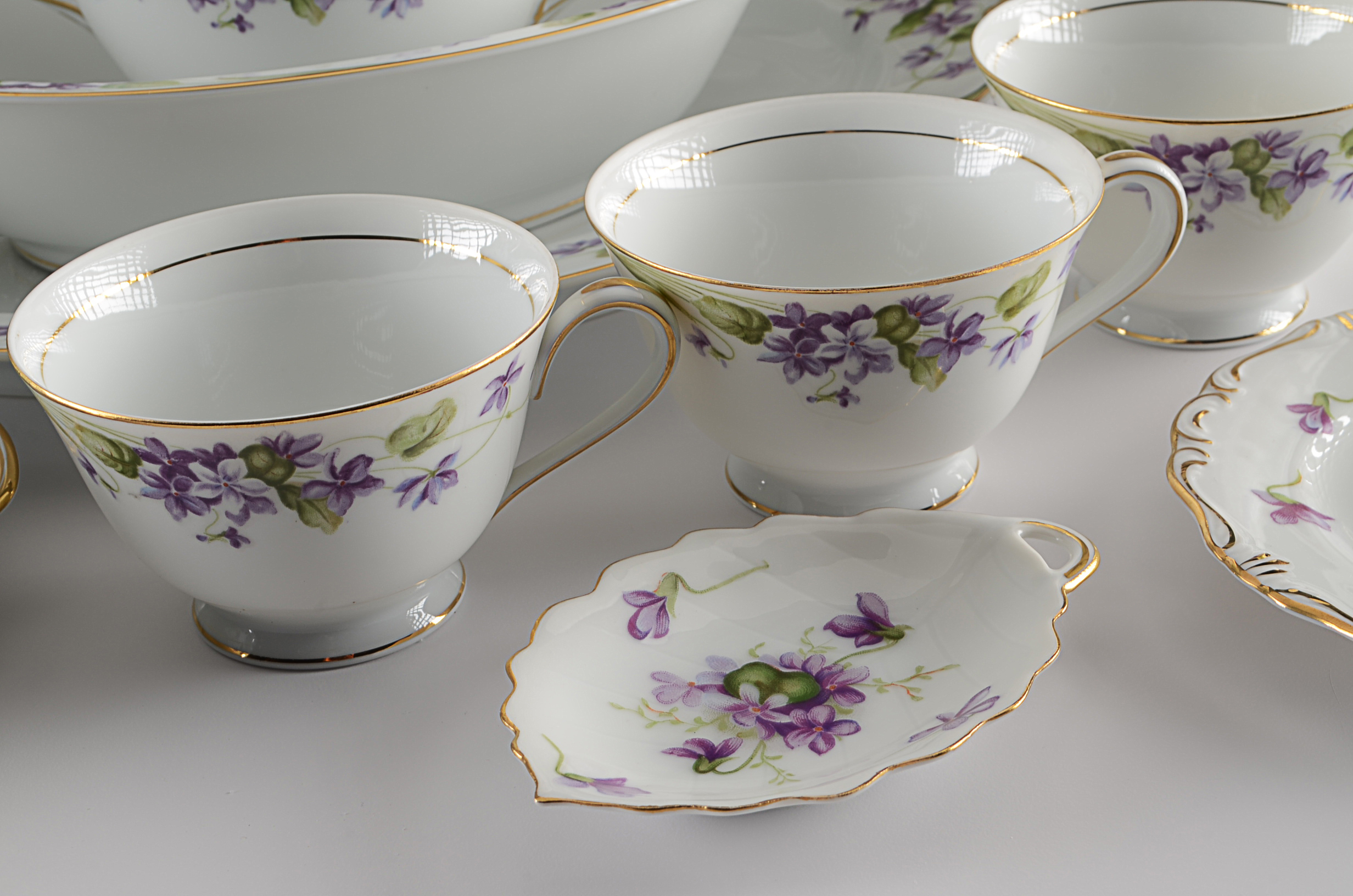 Noritake "Nancy" Pattern China and Matching Pieces