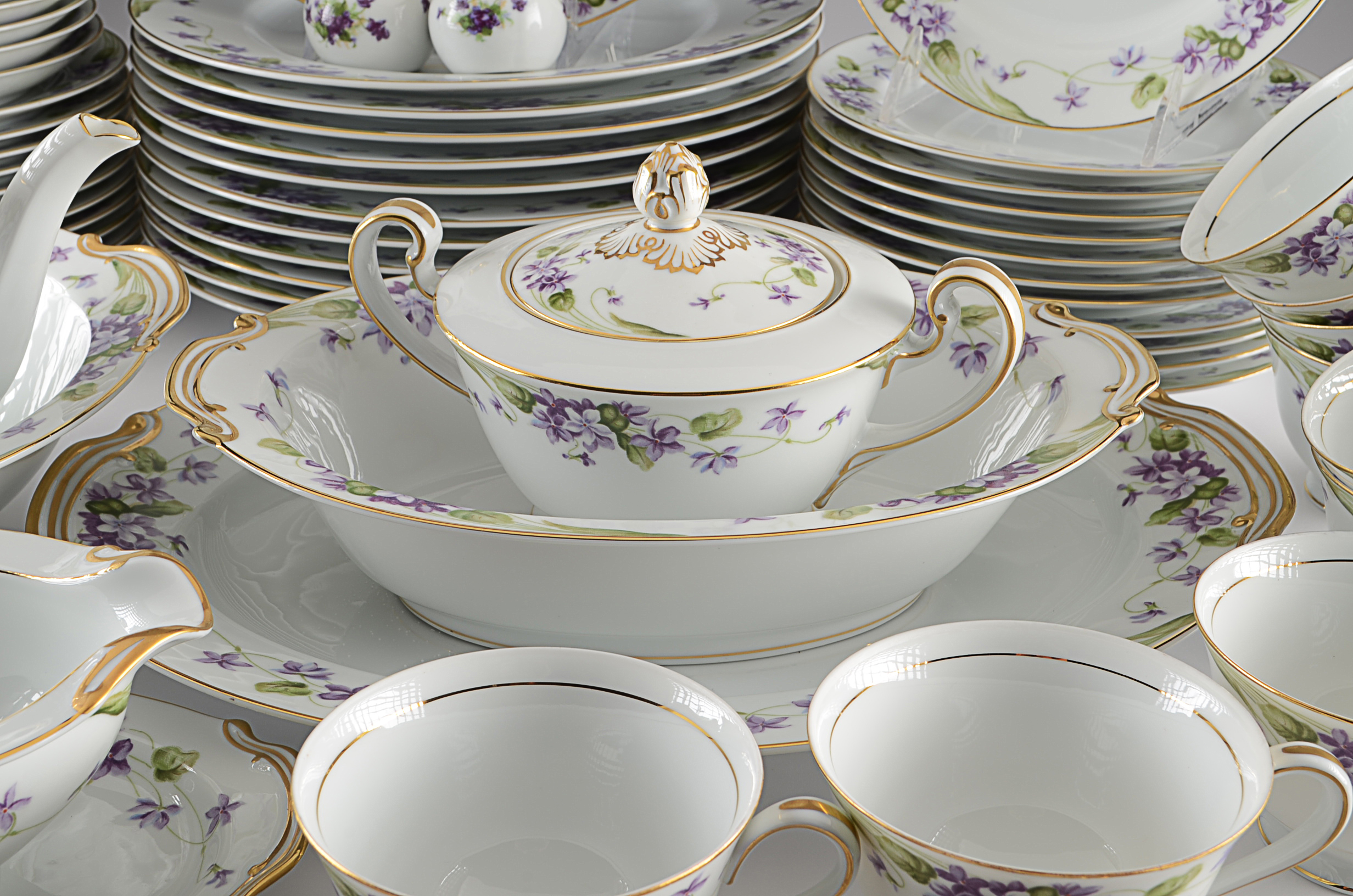 Noritake "Nancy" Pattern China and Matching Pieces