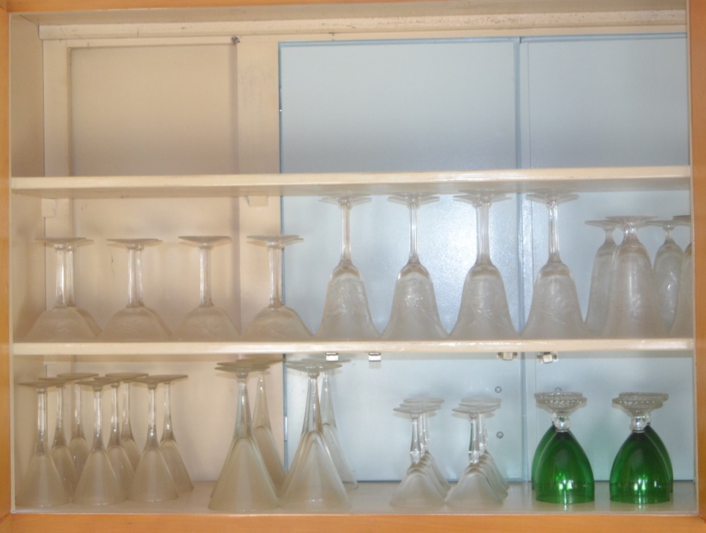 Cabinet Of Stem ware
