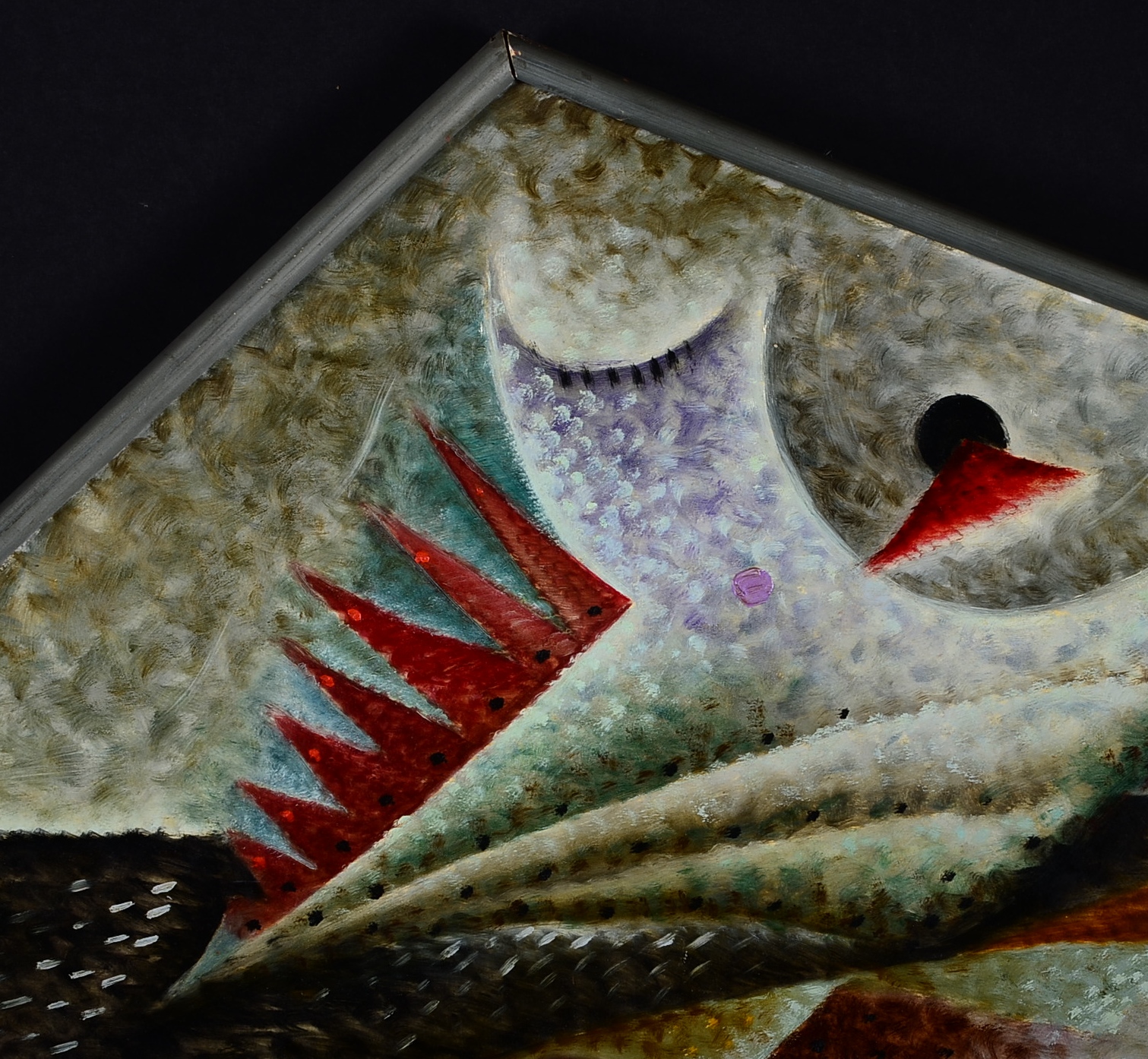 Original Francisco Riba Rovira Oil on Board Painting