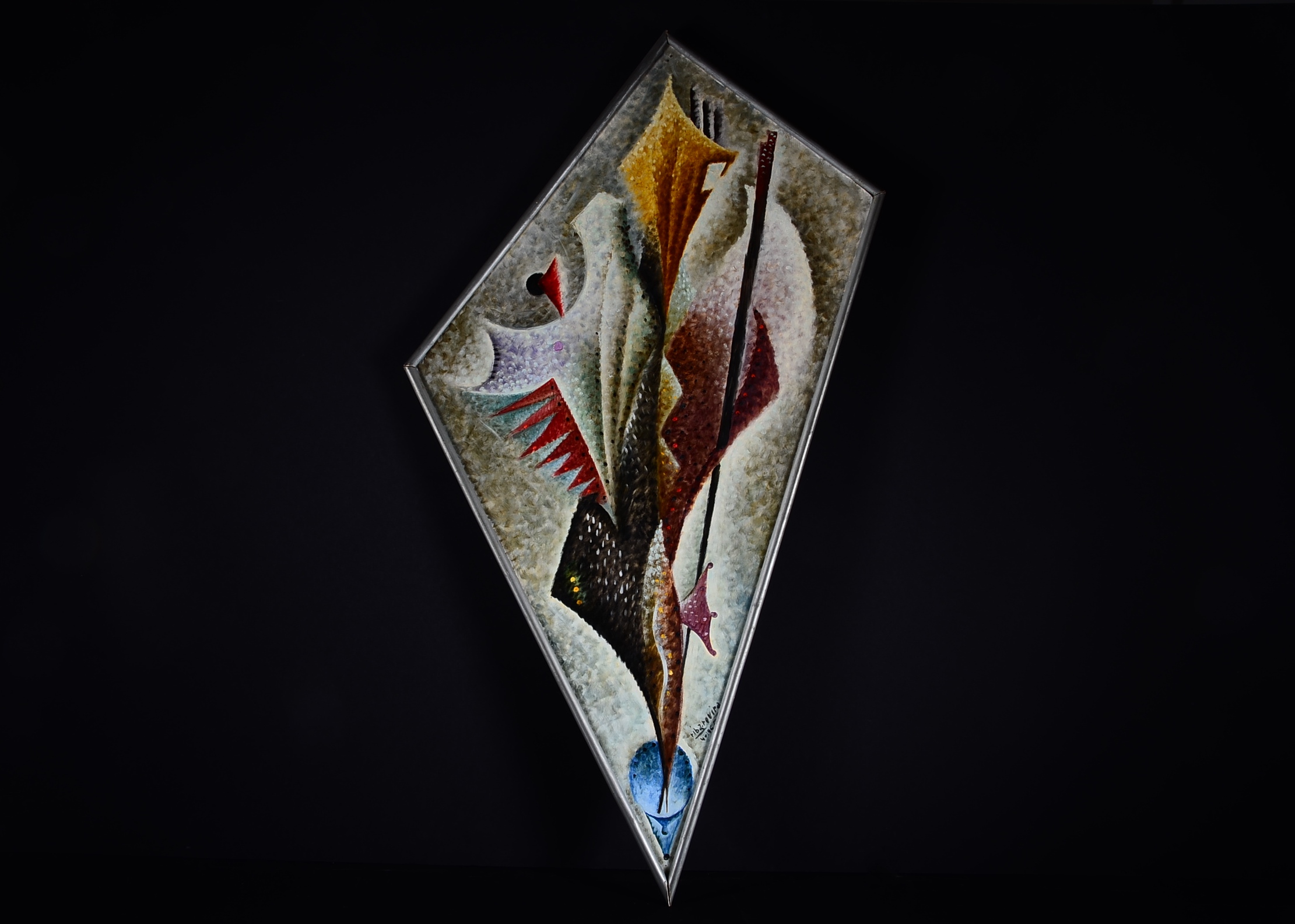 Original Francisco Riba Rovira Oil on Board Painting