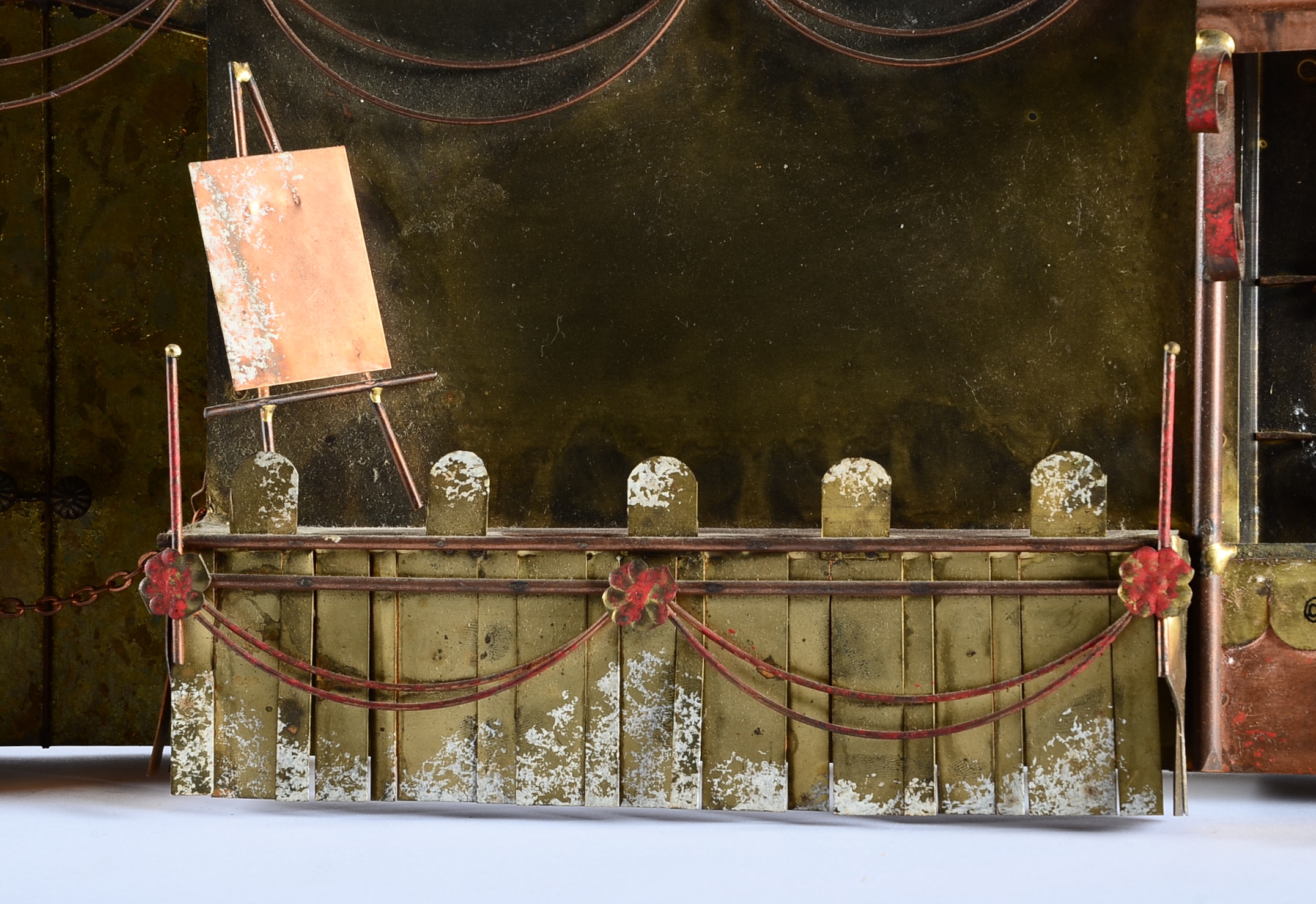 Vintage Signed Curtis Jere Circus Metal Wall Sculpture