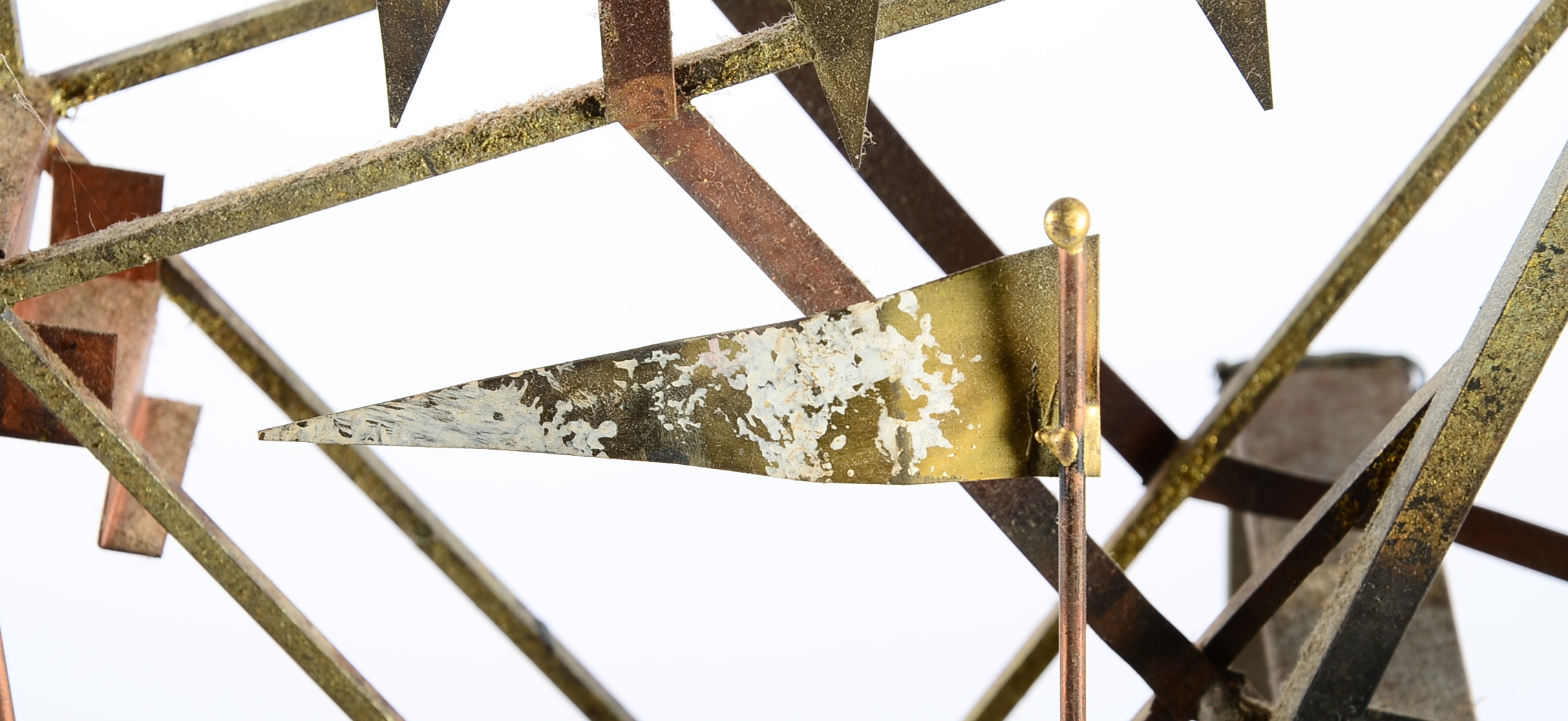 Vintage Signed Curtis Jere Circus Metal Wall Sculpture