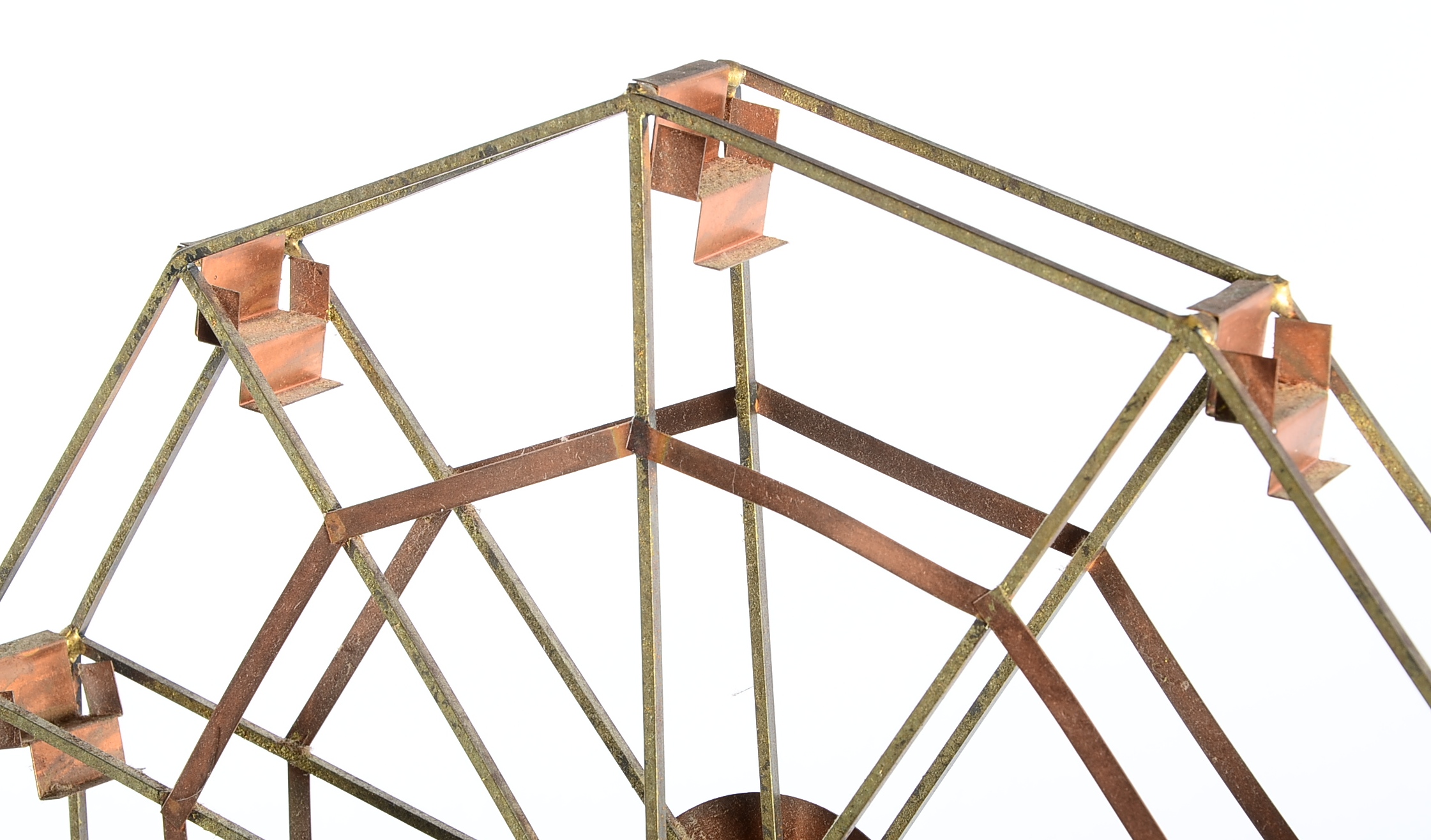 Vintage Signed Curtis Jere Circus Metal Wall Sculpture