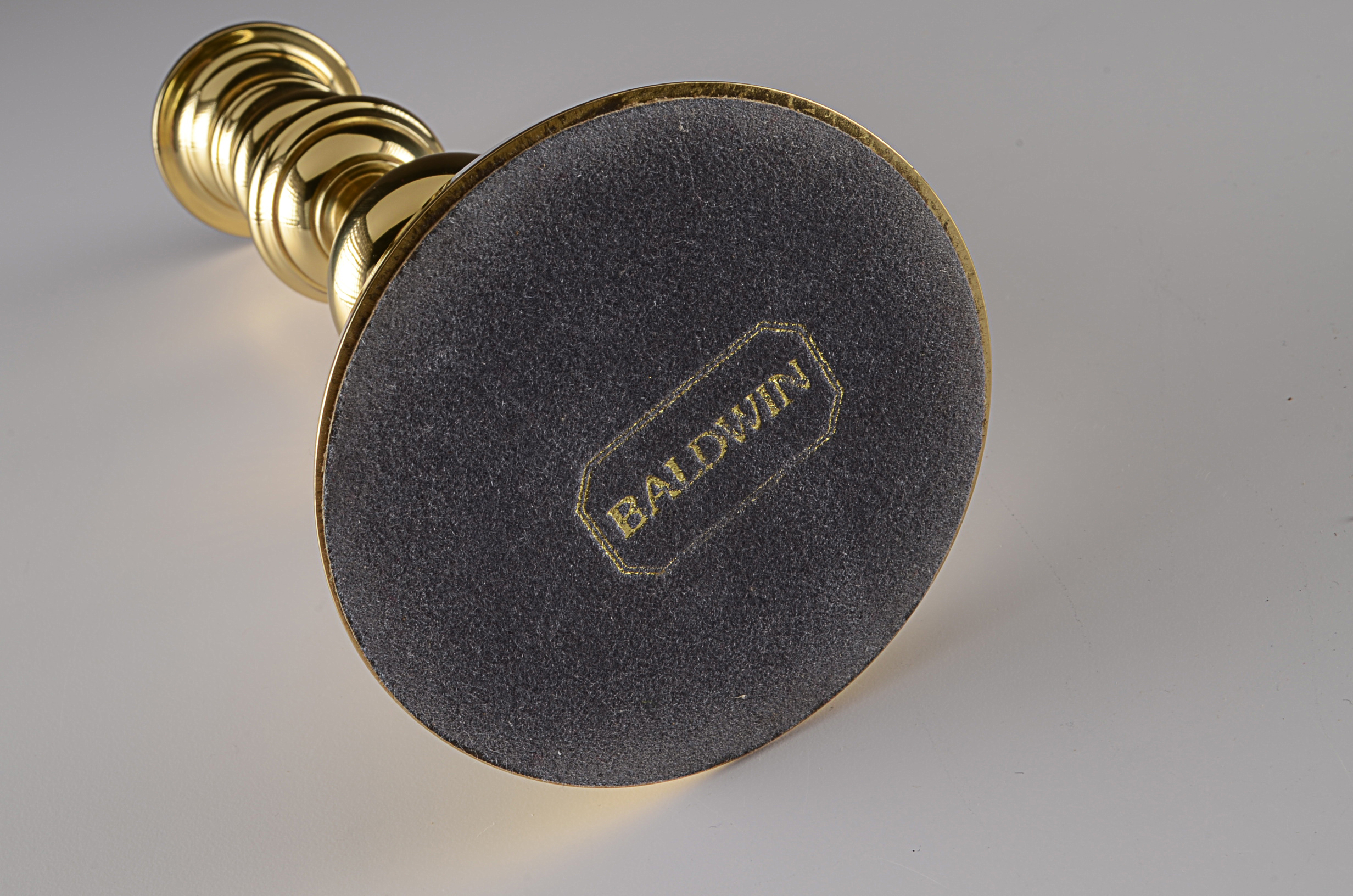 Baldwin Brass Candlesticks and Candle Snuffer