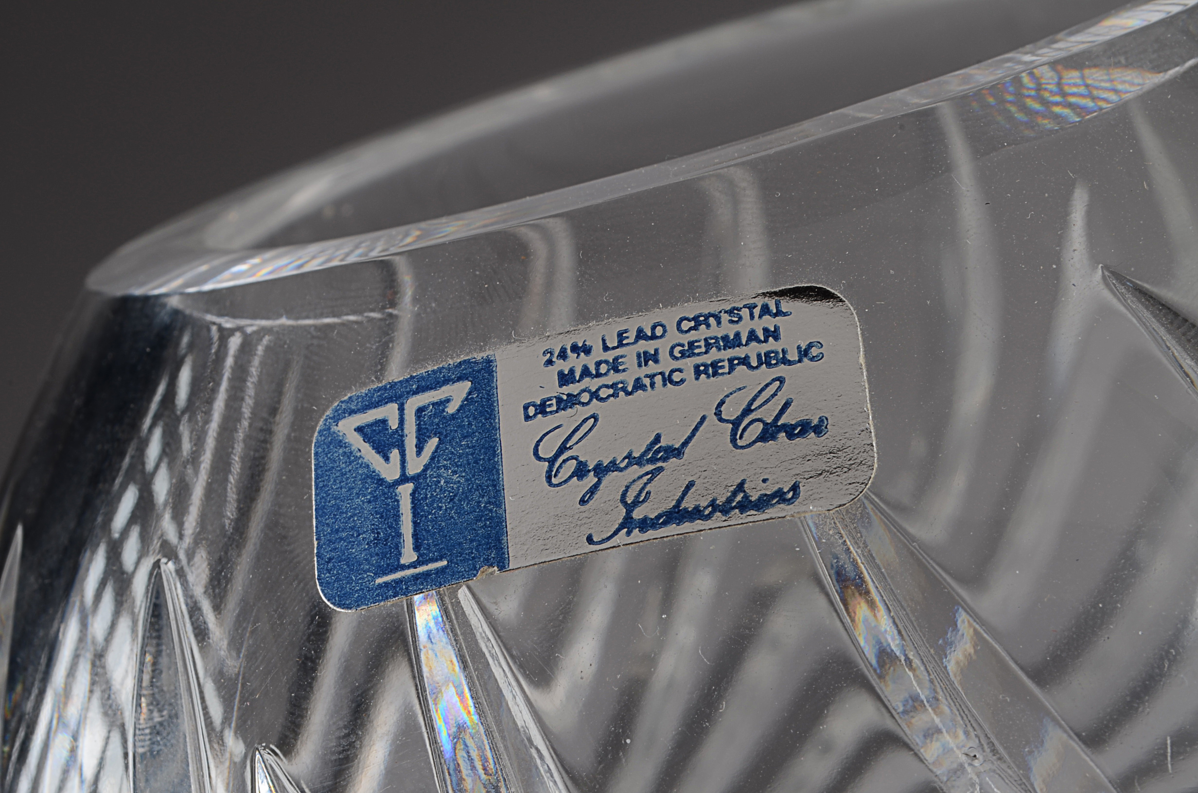 Two Beautiful Hand-Cut Lead Crystal Vases