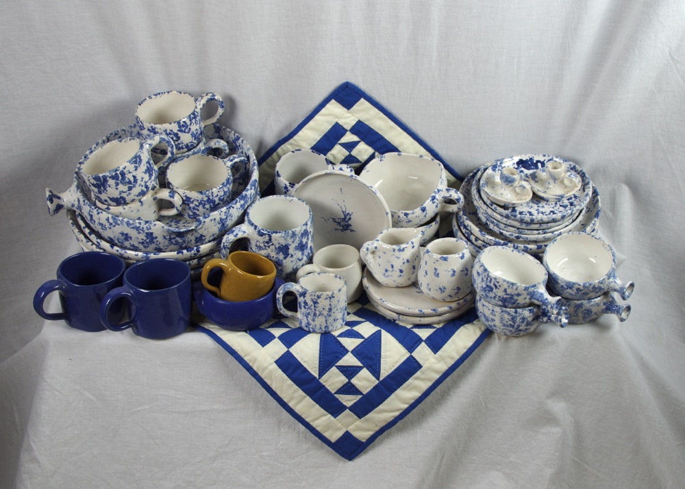 Collection of Handmade Kentucky Bybee Pottery