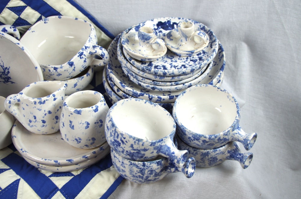 Collection of Handmade Kentucky Bybee Pottery