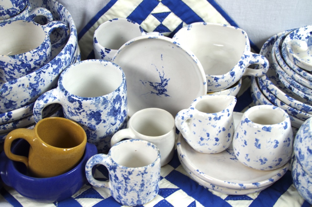 Collection of Handmade Kentucky Bybee Pottery
