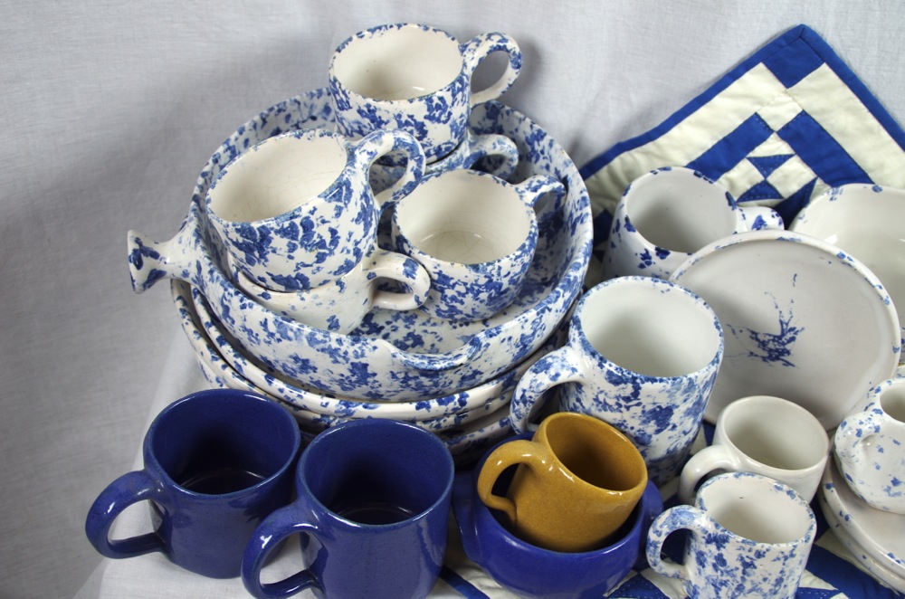 Collection of Handmade Kentucky Bybee Pottery