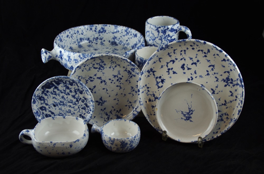 Collection of Handmade Kentucky Bybee Pottery