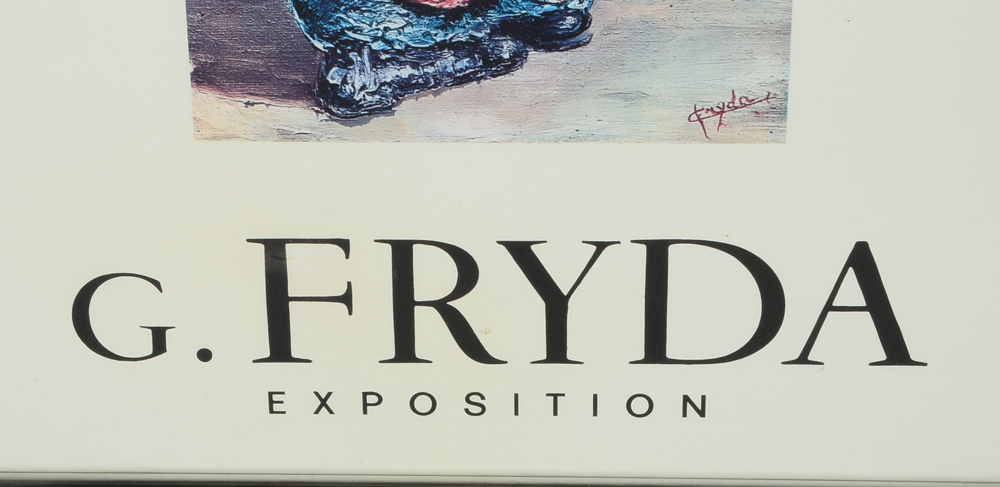 French G. Fryda Poster