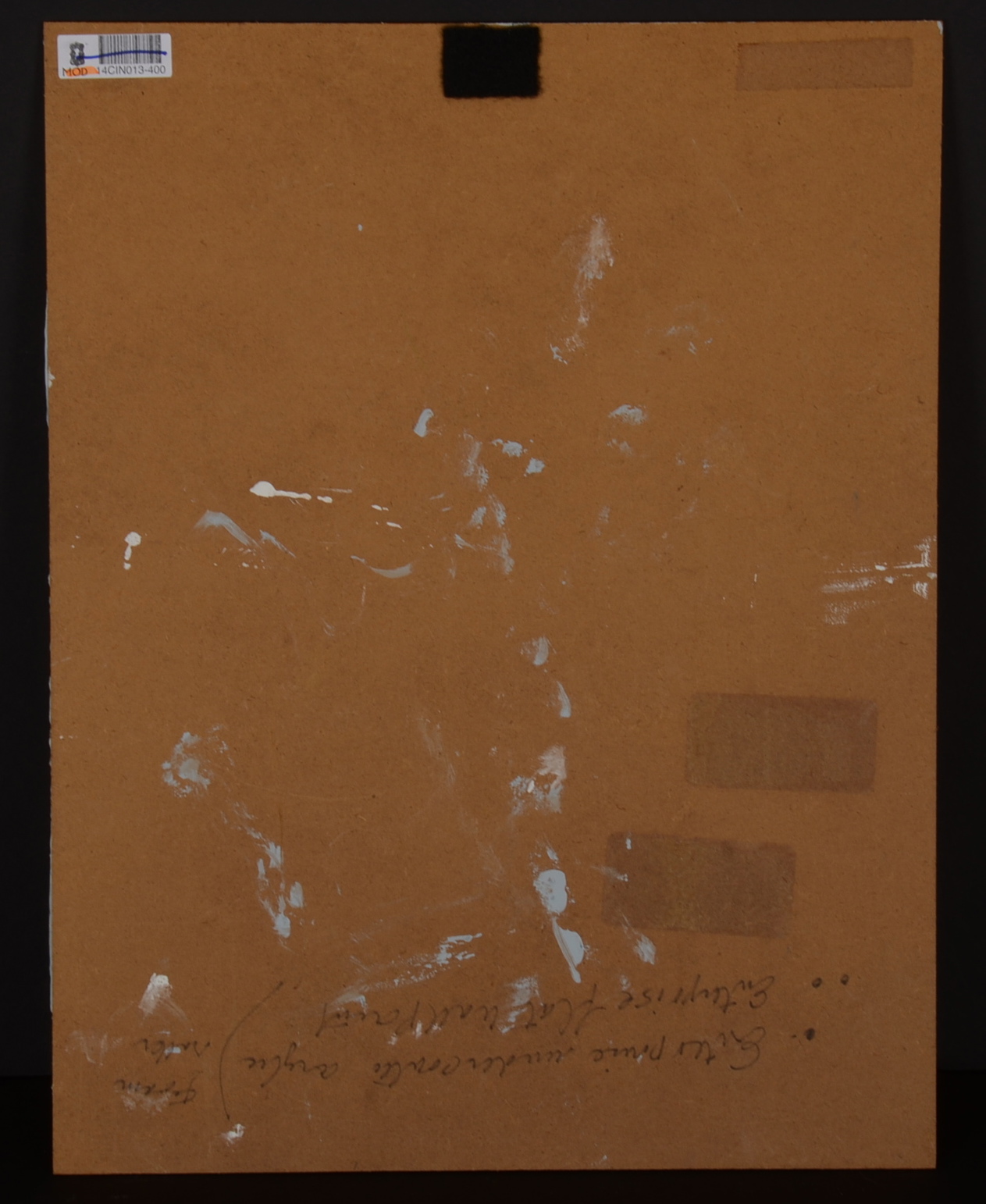 Dr. Wesley Kime Oil Painting on Academy Board