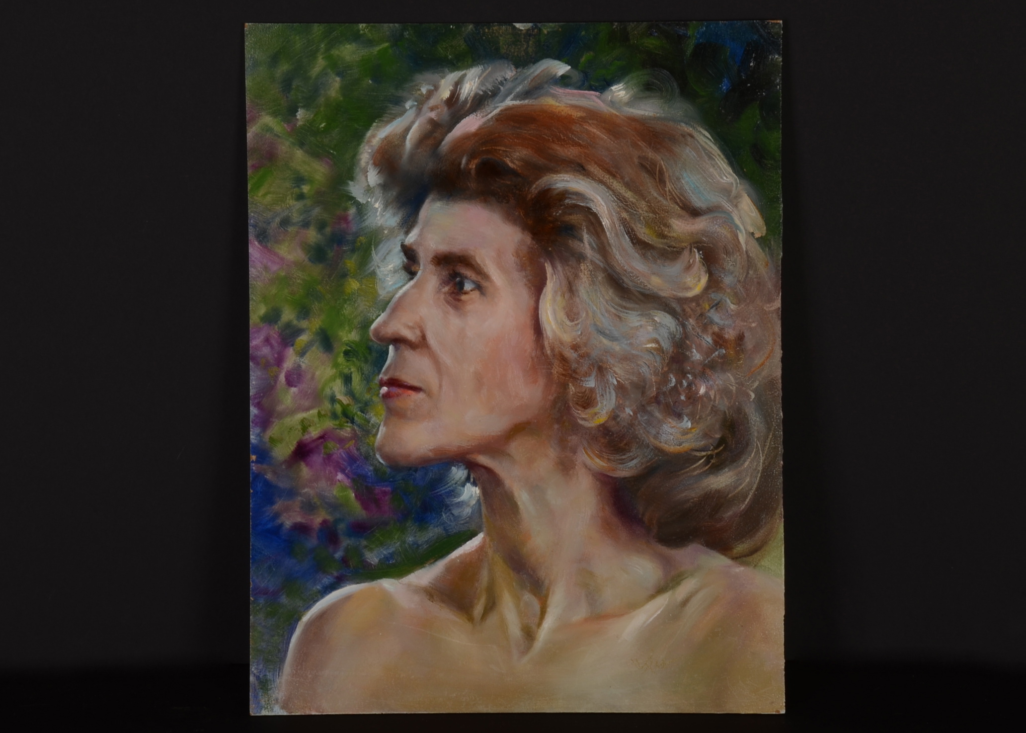 Dr. Wesley Kime Oil Painting on Academy Board