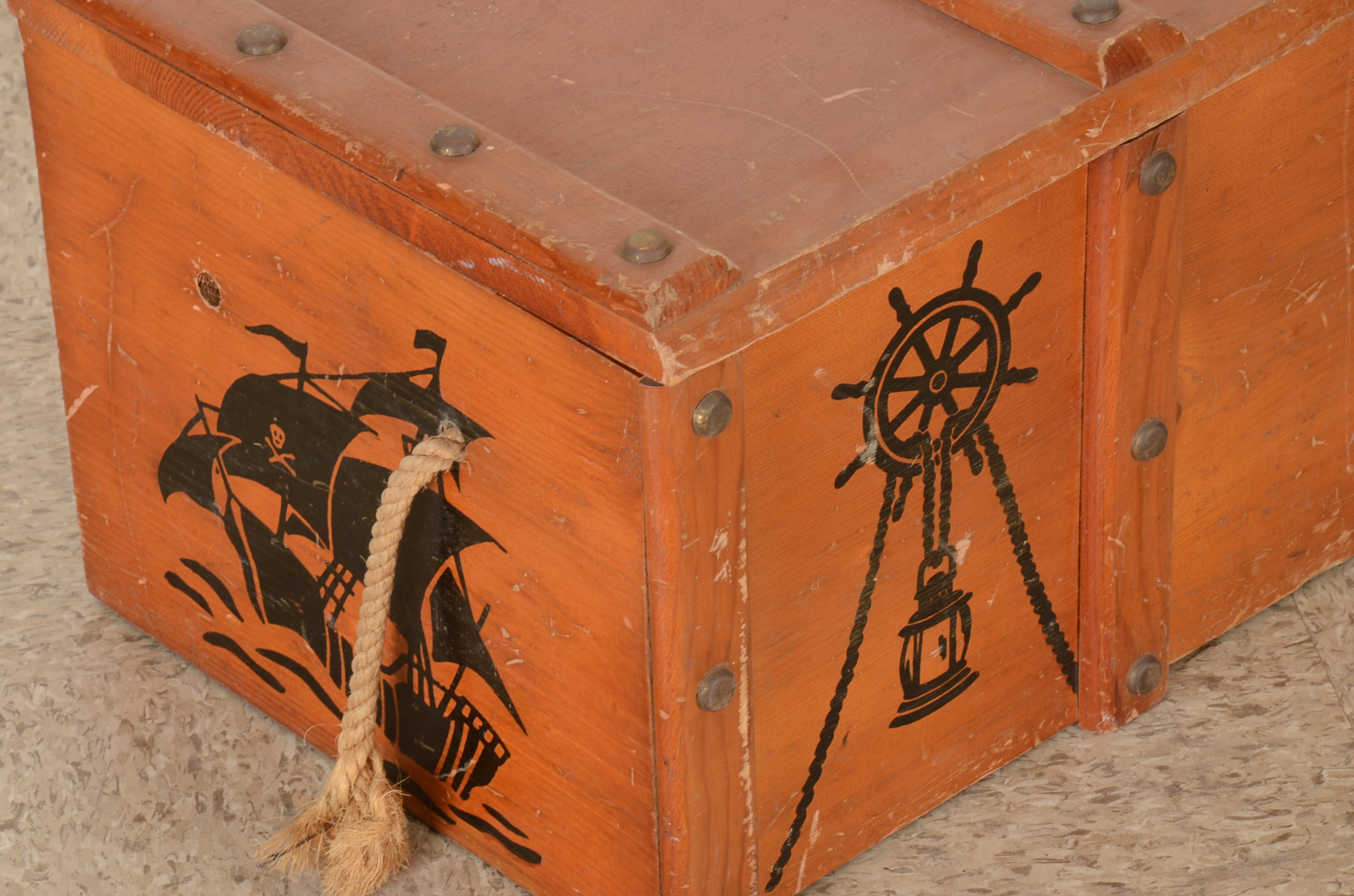 Vintage Strand Pirate Toy Chest