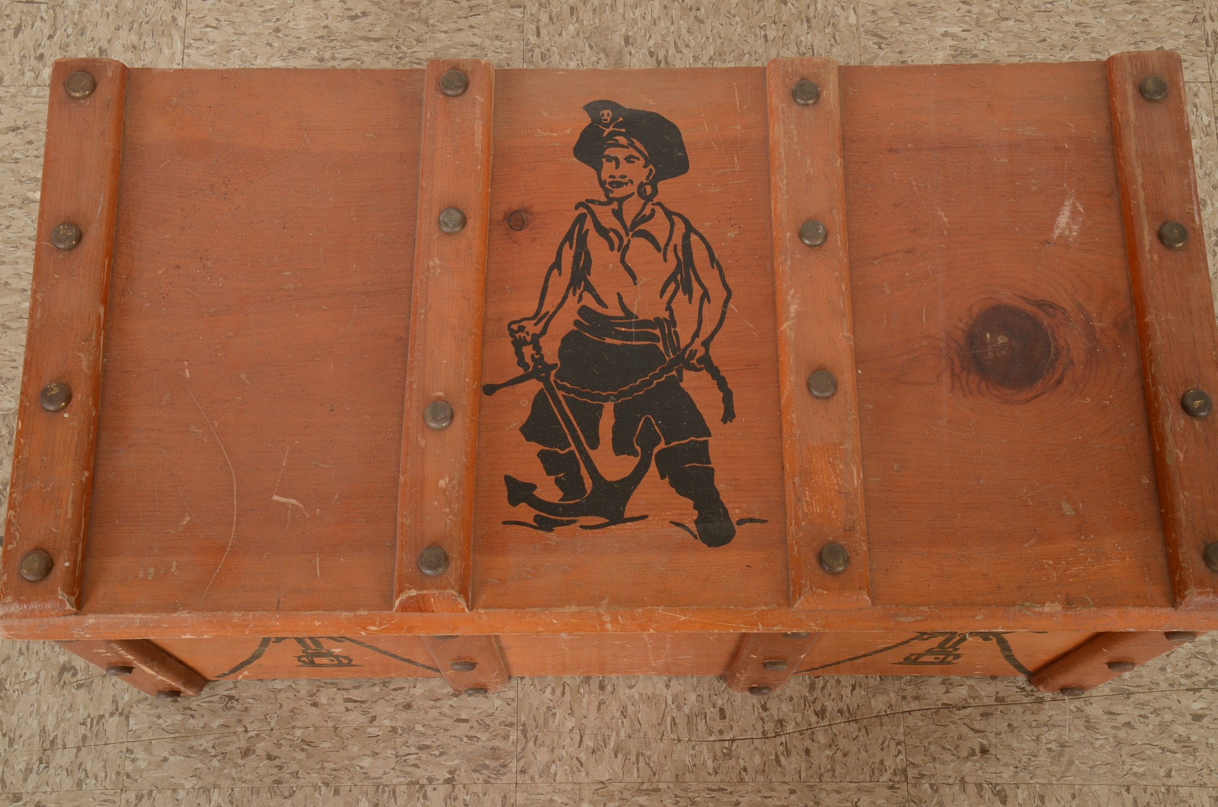 Vintage Strand Pirate Toy Chest