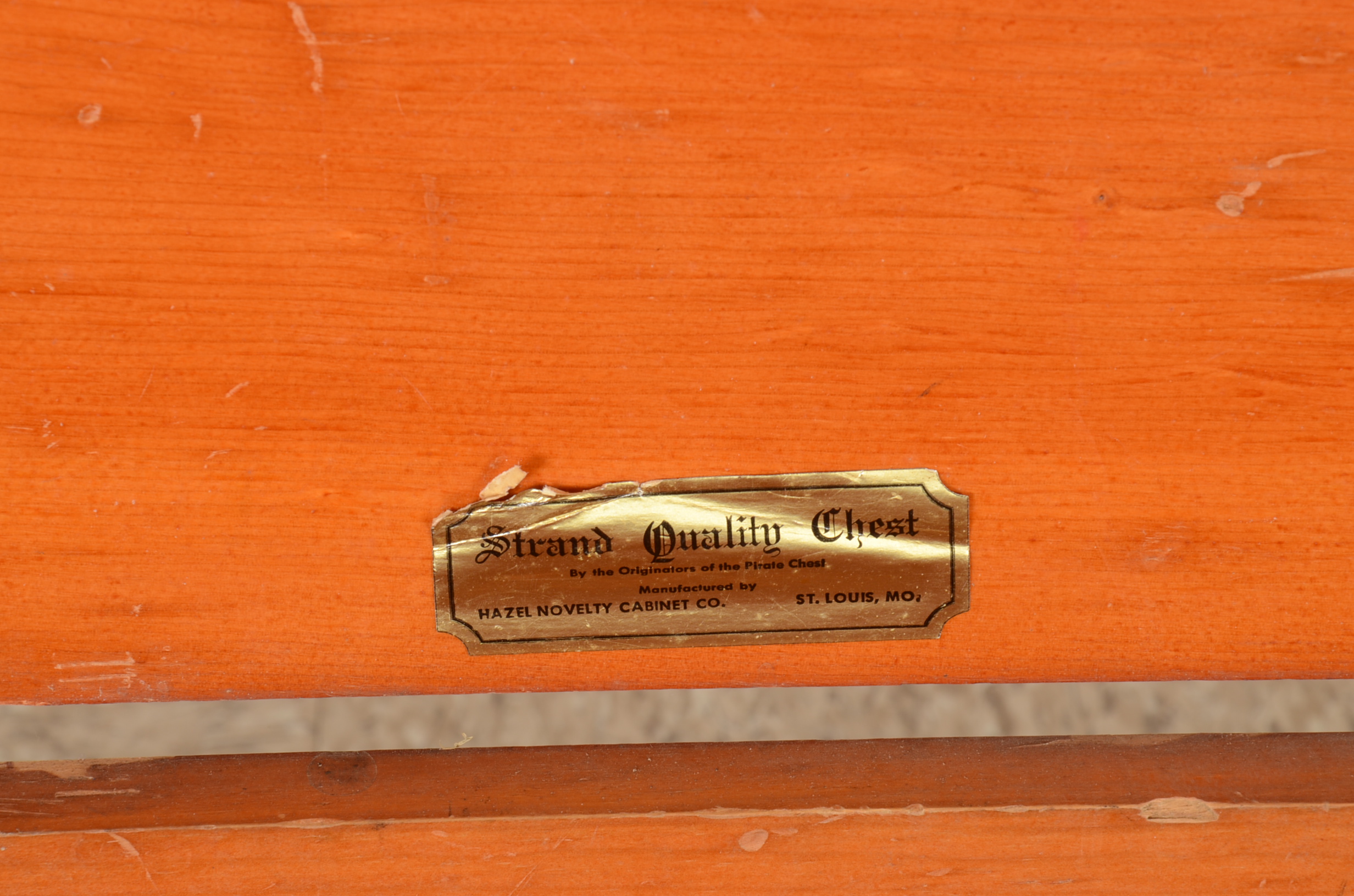 Vintage Strand Pirate Toy Chest