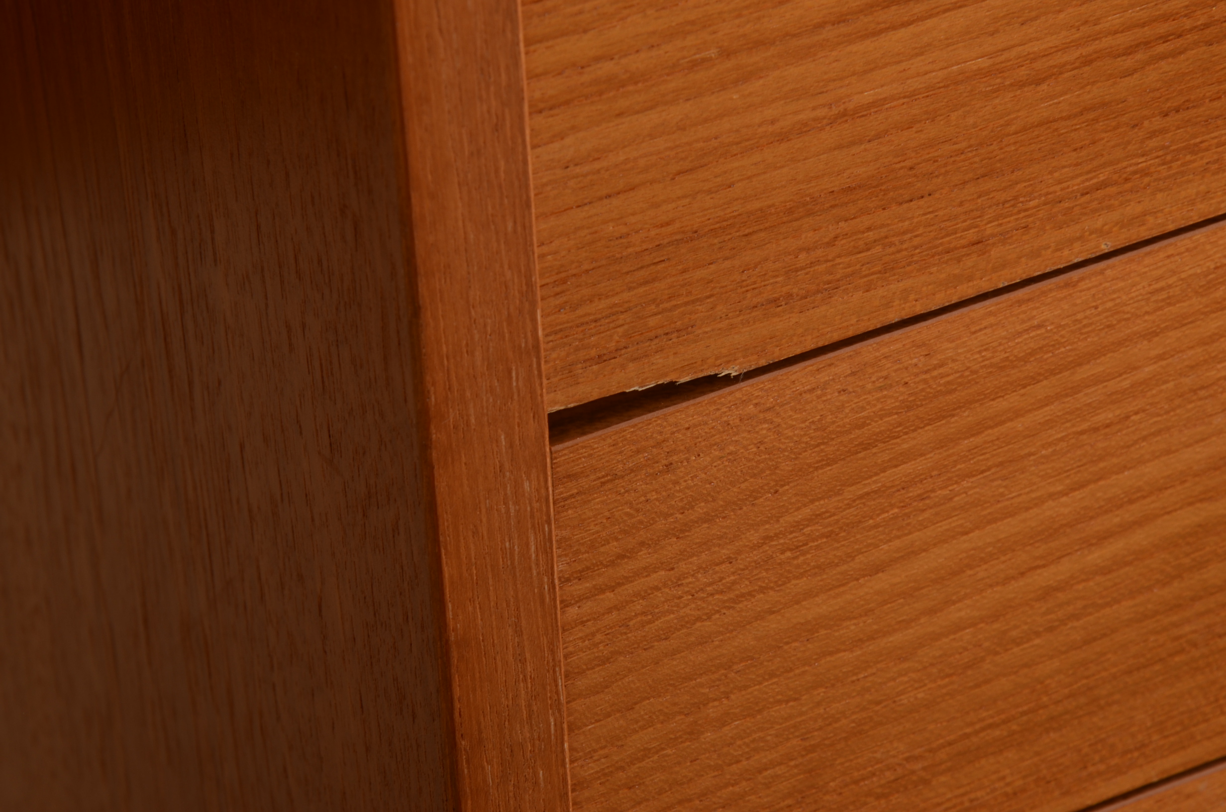 Mid-Century Modern Teak Domino Mobler Danish Desk