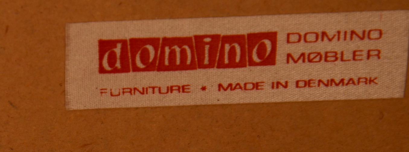 Mid-Century Modern Teak Domino Mobler Danish Desk