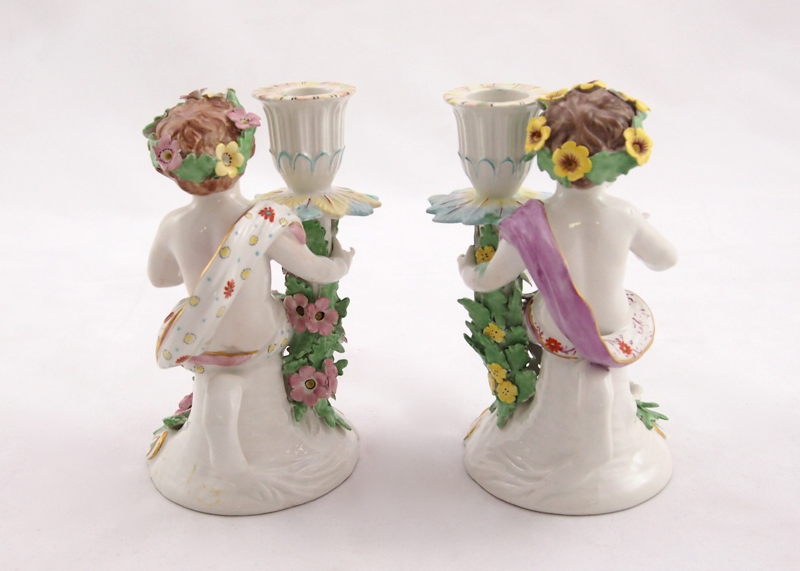 Vintage Mottahedeh Candle Holders